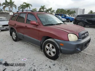 2005 Hyundai Santa Fe GLS with VIN KM8SC13D65U949875, listed as a Copart auction lot 47361905 with 122,658 mi miles and Salvage Title. Bid and sale history available at carsss.com. Image 4.
