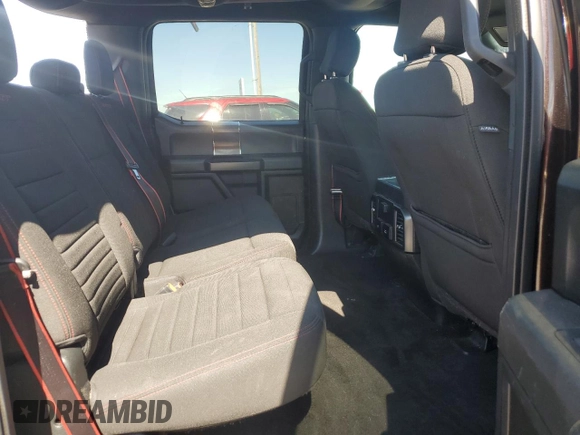2018 Ford F-150 XL with VIN 1FTFW1E58JFB99171, listed as a Copart auction lot 58036525 with 125,390 mi miles and Salvage title. Bid and sale history available at DreamBid. Image 10.