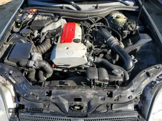 2000 Mercedes-Benz SLK 230 Kompressor with VIN WDBKK47F1YF164000, listed as a Copart auction lot 46366685 with 127,904 mi miles and Salvage title. Bid and sale history available at DreamBid. Image 12.