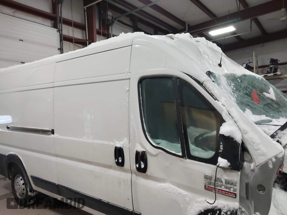 2021 Ram ProMaster Cargo with VIN 3C6MRVJG6ME577233, listed as a IAAI auction lot 41360201 with Not Provided miles. Bid and sale history available at carsss.com. Image 13.