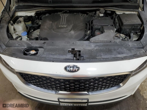 2015 Kia Sedona L with VIN KNDMA5C18F6039912, listed as a Copart auction lot 50732065 with 104,427 mi miles and Salvage Title. Bid and sale history available at carsss.com. Image 12.