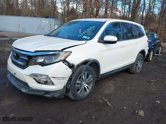2016 Honda Pilot EX-L with VIN 5FNYF6H52GB057395, listed as a IAAI auction lot 41483056 with 121,805 mi miles. Bid and sale history available at carsss.com. Image 18.