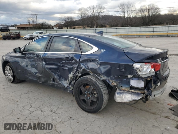 2017 Chevrolet Impala LS with VIN 2G11Z5S32H9181157, listed as a Copart auction lot 86909994 with 74,267 mi miles and Salvage Title. Bid and sale history available at DreamBid. Image 2.