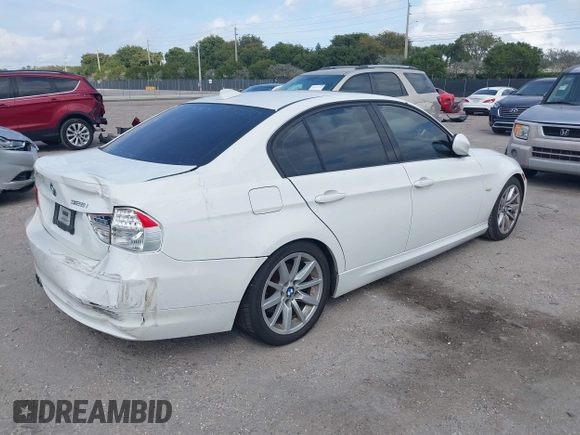 2011 BMW 3 Series 328i with VIN WBAPH5G50BNM79321, listed as a IAAI auction lot 41610507 with 83,150 mi miles and . Bid and sale history available at carsss.com. Image 4.
