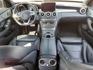 2018 Mercedes-Benz C 43 AMG with VIN 55SWF6EB4JU256519, listed as a Copart auction lot 63556254 with 66,677 mi miles and Salvage Title. Bid and sale history available at carsss.com. Image 8.