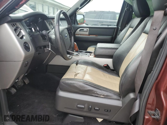 2010 Ford Expedition Eddie Bauer with VIN 1FMJU1H5XAEB72924, listed as a Copart auction lot 62545325 with 164,014 mi miles and Salvage title. Bid and sale history available at DreamBid. Image 7.