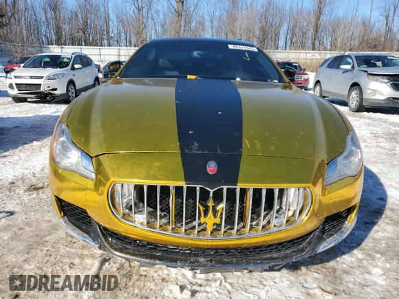 2014 Maserati Quattroporte S Q4 z VIN ZAM56RRA4E1106467, wystawiony jako Copart lot #46311515 z przebiegiem 145 245 mil mil oraz Czysty tytuł • Clean title. Historia ofert i sprzedaży dostępna na DreamBid. Obrazek 5.
