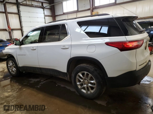 2019 Chevrolet Traverse LT Cloth with VIN 1GNEVGKW3KJ295715, listed as a Copart auction lot 85306164 with 180,193 mi miles and Salvage Title. Bid and sale history available at carsss.com. Image 2.