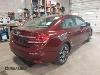 2014 Honda Civic Sedan EX with VIN 19XFB2F85EE017310, listed as a IAAI auction lot 41949163 with 151,121 mi miles. Bid and sale history available at carsss.com. Image 4.