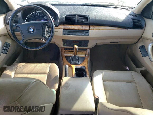 2003 BMW X5 3.0i with VIN 5UXFA53523LV97651, listed as a Copart auction lot 50565265 with 176,188 mi miles and Salvage Title. Bid and sale history available at carsss.com. Image 8.