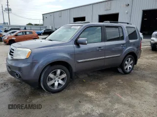 2015 Honda Pilot Touring with VIN 5FNYF3H98FB023929, listed as a Copart auction lot 54838235 with 215,699 mi miles and Salvage Title. Bid and sale history available at carsss.com. Image 1.