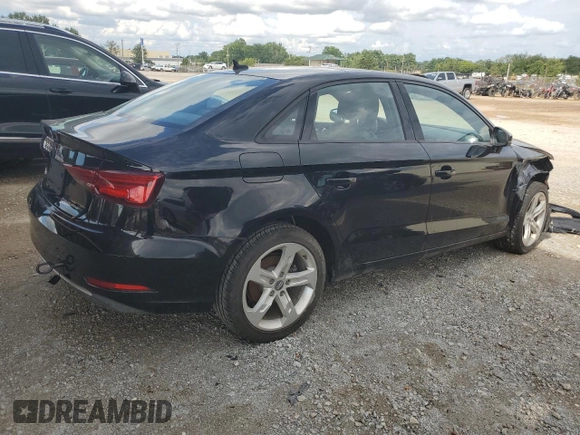 2017 Audi A3 Sedan Premium with VIN WAUAUGFF9H1026743, listed as a Copart auction lot 65727773 with 68,125 mi miles. Bid and sale history available at carsss.com. Image 3.