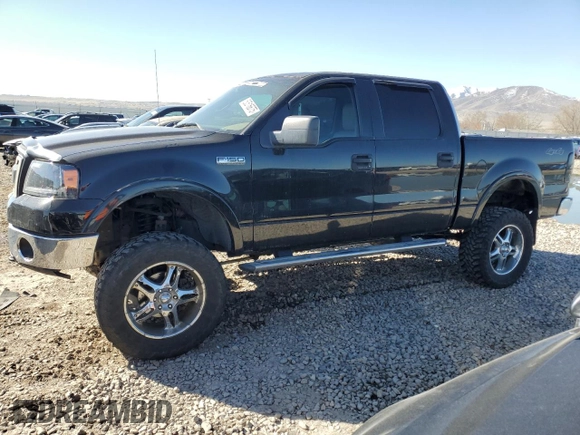 2006 Ford F-150 XLT with VIN 1FTPW14516KB93328, listed as a Copart auction lot 50516675 with 204,864 mi miles and Salvage Title. Bid and sale history available at carsss.com. Image 1.