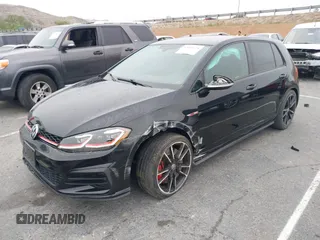 2019 Volkswagen Golf GTI S with VIN 3VW5T7AU3KM005648, listed as a IAAI auction lot 42096528 with 57,352 mi miles. Bid and sale history available at carsss.com. Image 17.