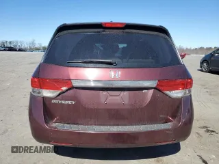 2017 Honda Odyssey EX-L with VIN 5FNRL5H66HB006354, listed as a Copart auction lot 49682455 with 250,935 mi miles and Salvage Title. Bid and sale history available at DreamBid. Image 6.