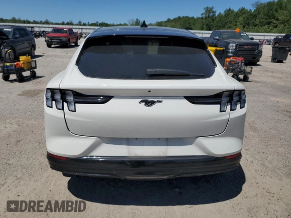 2023 Ford Mustang Mach-E Premium with VIN 3FMTK3R43PMA72439, listed as a Copart auction lot 57874145 with 21,282 mi miles and Salvage title. Bid and sale history available at DreamBid. Image 6.