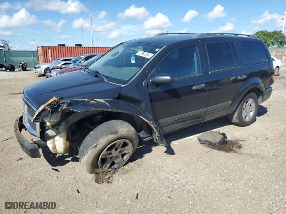 2006 Dodge Durango SLT with VIN 1D4HD48246F158001, listed as a Copart auction lot 73957004 with 161,572 mi miles and Salvage Title. Bid and sale history available at carsss.com. Image 1.