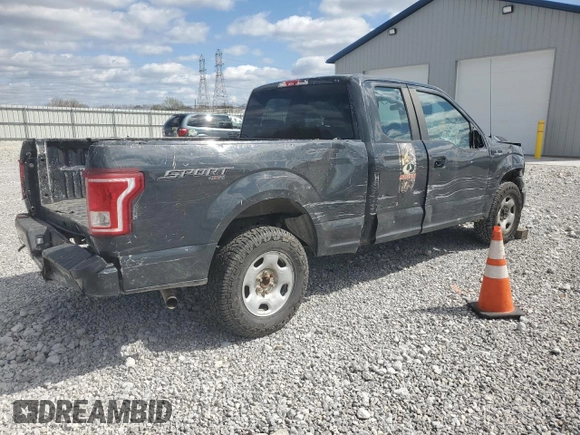 2016 Ford F-150 XLT with VIN 1FTEX1E89GFB52548, listed as a Copart auction lot 52312575 with 149,591 mi miles and Salvage Title. Bid and sale history available at carsss.com. Image 3.