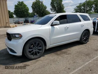 2017 Dodge Durango R/T with VIN 1C4SDJCT8HC839252, listed as a Copart auction lot 59559025 with 144,208 mi miles and Salvage title. Bid and sale history available at DreamBid. Image 1.