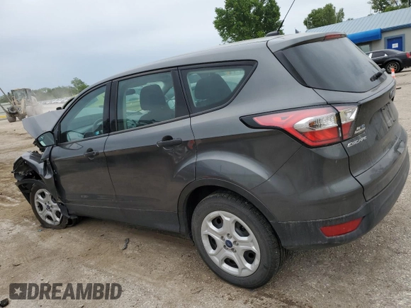2017 Ford Escape S with VIN 1FMCU0F7XHUC34314, listed as a Copart auction lot 55633695 with Not provided miles and Salvage title. Bid and sale history available at DreamBid. Image 2.