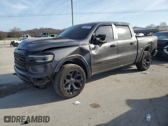 2024 Ram 1500 Limited с VIN 1C6SRFHT0RN109291, выставлен на аукционе Copart как лот 85306604 с пробегом 18 682 миль миль и Списание • Salvage title. История ставок и продаж доступна на DreamBid. Изображение 1.