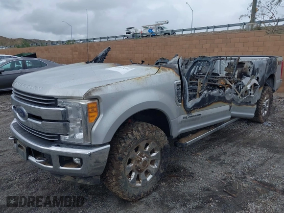 2017 Ford Super Duty F-250 SRW Lariat with VIN 1FT7W2BT7HEF39231, listed as a IAAI auction lot 41805246 with 1 mi miles. Bid and sale history available at carsss.com. Image 16.