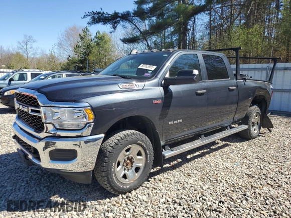 2021 Ram 2500 Tradesman with VIN 3C6UR5CJ2MG573130, listed as a Copart auction lot 55063985 with 80,115 mi miles and Salvage title. Bid and sale history available at DreamBid. Image 1.
