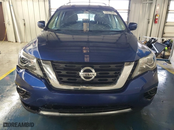 2019 Nissan Pathfinder S with VIN 5N1DR2MMXKC654355, listed as a Copart auction lot 43436035 with 106,093 mi miles and Clean Title. Bid and sale history available at carsss.com. Image 5.