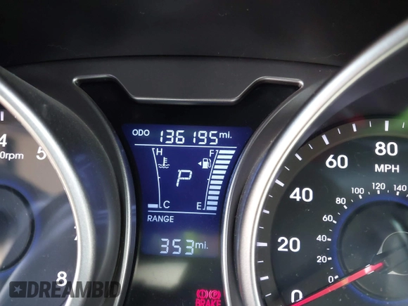 2013 Hyundai Veloster w/Black Int with VIN KMHTC6AD6DU143974, listed as a IAAI auction lot 42164745 with 136,195 mi miles and . Bid and sale history available at DreamBid. Image 15.