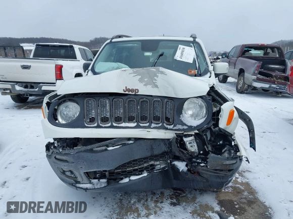 2016 Jeep Renegade Latitude with VIN ZACCJBBT6GPD81497, listed as a IAAI auction lot 41605838 with 167,270 mi miles. Bid and sale history available at carsss.com. Image 12.