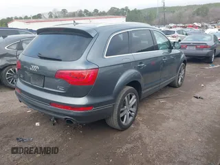 2015 Audi Q7 Premium Plus with VIN WA1LGAFE4FD008776, listed as a IAAI auction lot 41528346 with 213,557 mi miles and . Bid and sale history available at DreamBid. Image 4.