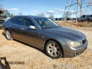 2007 BMW 7 Series 750Li with VIN WBAHN83597DT67408, listed as a Copart auction lot 47984505 with 119,384 mi miles and Clean Title. Bid and sale history available at carsss.com. Image 4.