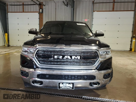 2019 Ram 1500 Limited with VIN 1C6SRFHT1KN810346, listed as a Copart auction lot 56713315 with 87,066 mi miles and Salvage title. Bid and sale history available at DreamBid. Image 5.