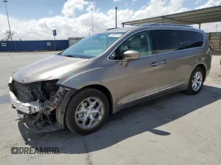 2017 Chrysler Pacifica Touring L Plus with VIN 2C4RC1EG8HR721033, listed as a Copart auction lot 52007375 with 85,287 mi miles and Salvage Title. Bid and sale history available at DreamBid. Image 1.