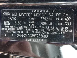 2021 Kia Forte LXS с VIN 3KPF24AD8ME265680, выставлен на аукционе IAAI как лот 42369530 с пробегом 76 678 миль миль и . История ставок и продаж доступна на DreamBid. Изображение 9.
