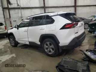2024 Toyota RAV4 XLE with VIN 2T3P1RFV1RC479039, listed as a Copart auction lot 44535445 with 7,443 mi miles and Salvage Title. Bid and sale history available at DreamBid. Image 2.