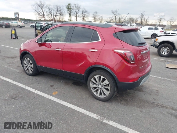 2018 Buick Encore Preferred with VIN KL4CJASB3JB663691, listed as a IAAI auction lot 40975581 with 136,624 mi miles and . Bid and sale history available at DreamBid. Image 3.