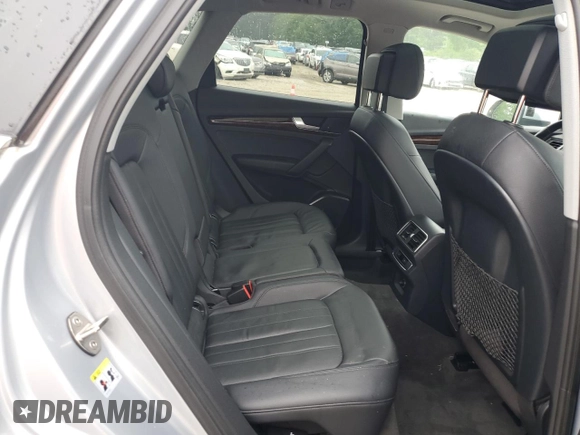 2018 Audi Q5 Premium Plus with VIN WA1BNAFYXJ2150534, listed as a Copart auction lot 59763445 with 47,983 mi miles and Salvage title. Bid and sale history available at DreamBid. Image 11.