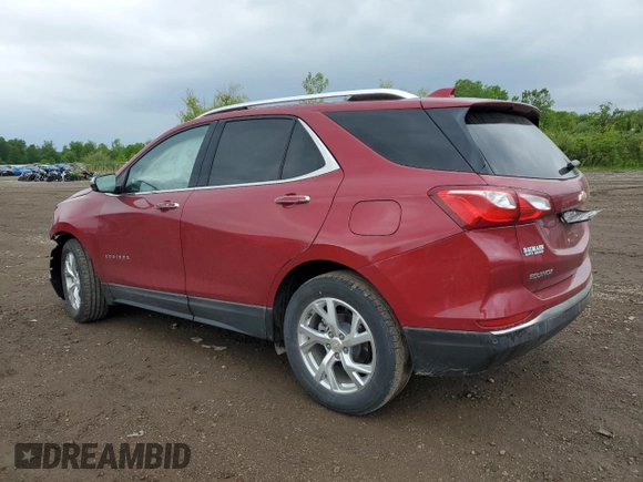 2021 Chevrolet Equinox Premier with VIN 2GNAXNEVXM6135783, listed as a Copart auction lot 58074745 with 45,952 mi miles and Salvage title. Bid and sale history available at DreamBid. Image 2.