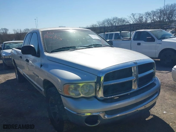 2005 Dodge Ram 1500 SLT with VIN 1D7HA18D35J584835, listed as a IAAI auction lot 41779738 with 1 mi miles. Bid and sale history available at carsss.com. Image 6.