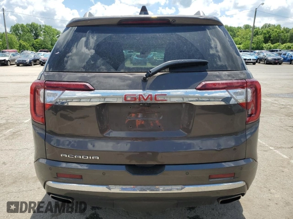 2020 GMC Acadia Denali with VIN 1GKKNPLS1LZ189956, listed as a Copart auction lot 56107695 with 78,711 mi miles and Salvage title. Bid and sale history available at DreamBid. Image 6.