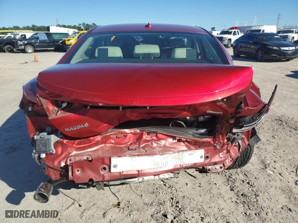 2020 Mazda Mazda6 Grand Touring Reserve with VIN JM1GL1WY6L1527077, listed as a Copart auction lot 81741614 with 45,593 mi miles and Salvage Title. Bid and sale history available at carsss.com. Image 6.