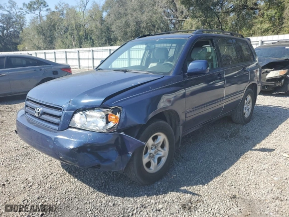 2007 Toyota Highlander with VIN JTEGD21A170160223, listed as a Copart auction lot 45591605 with 157,462 mi miles and Salvage Title. Bid and sale history available at carsss.com. Image 1.