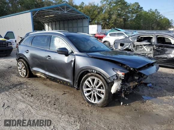 2021 Mazda CX-9 Grand Touring with VIN JM3TCADY4M0501657, listed as a Copart auction lot 47289545 with Not provided miles and Non repairable. Bid and sale history available at DreamBid. Image 4.
