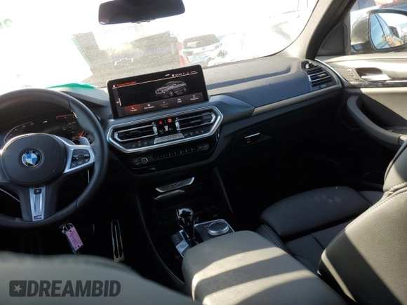 2022 BMW X4 xDrive30i with VIN 5UX33DT02N9M34154, listed as a Copart auction lot 39269123 with 383 mi miles. Bid and sale history available at carsss.com. Image 8.