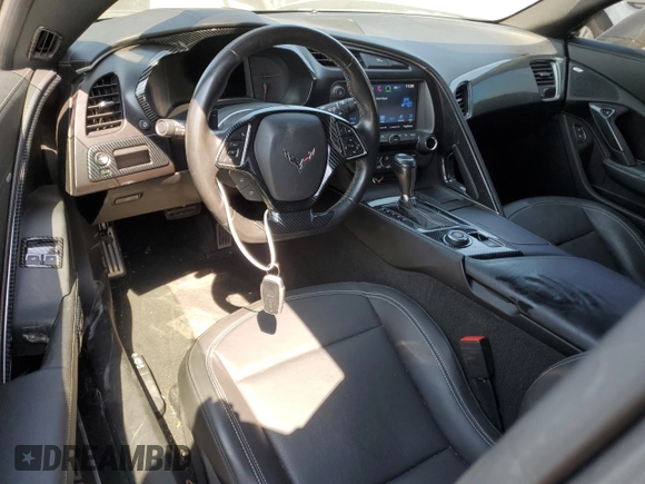 2019 Chevrolet Corvette with VIN 0K1988100096, listed as a Copart auction lot 65663444 with 69,303 mi miles and Clean title. Bid and sale history available at DreamBid. Image 8.