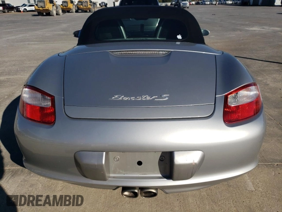 2005 Porsche Boxster S with VIN WP0CB29835U731646, listed as a Copart auction lot 80657904 with Not provided miles and Salvage title. Bid and sale history available at DreamBid. Image 6.