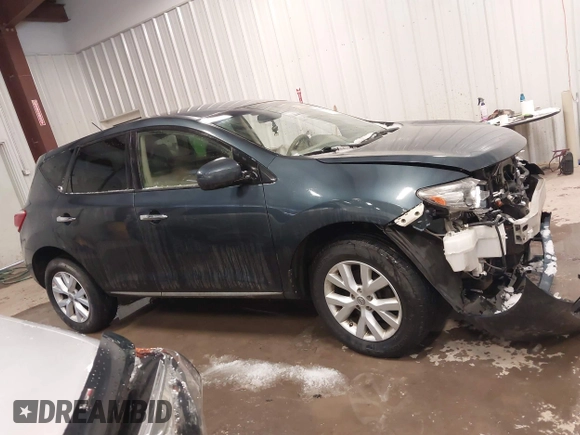 2014 Nissan Murano S with VIN JN8AZ1MWXEW502277, listed as a IAAI auction lot 41484947 with 130,817 mi miles and . Bid and sale history available at DreamBid. Image 13.