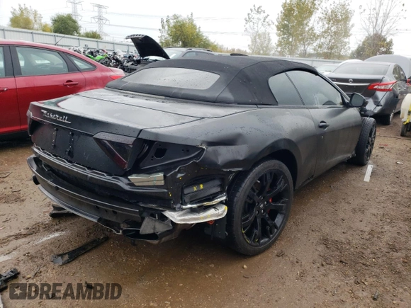 2015 Maserati GranTurismo Sport with VIN ZAM45VMA3F0139482, listed as a Copart auction lot 72653563 with 23,872 mi miles and . Bid and sale history available at DreamBid. Image 3.