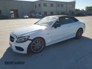 2018 Mercedes-Benz C 43 AMG z VIN WDDWK6EB1JF759990, wystawiony jako Copart lot #56586475 z przebiegiem 53 225 mil mil oraz Czysty tytuł • Clean title. Historia ofert i sprzedaży dostępna na DreamBid. Obrazek 1.